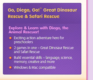 Go, Diego, Go! Great Dinosaur & Safari Rescue