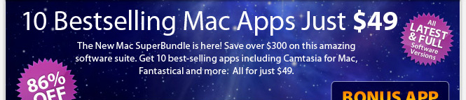 10 Bestselling Mac Apps Just $49