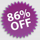 86% Off