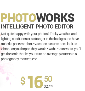 PHOTOWORKS Intelligent Photo Editor | $16.50
