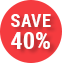 Save 40%