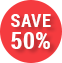 Save 50%