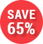 Save 65%