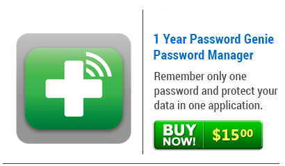 1 Year Password Genie Password Manager